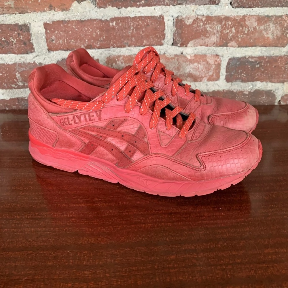 Asics Gel Lyte V Snakeskin"H51EK RED MAMBA" Size 10